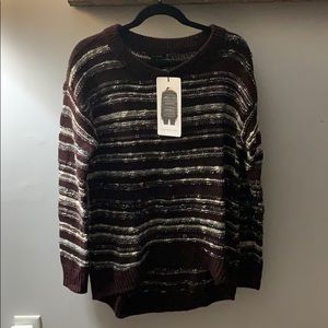 Calvin Klein Oversized classic plum sweater